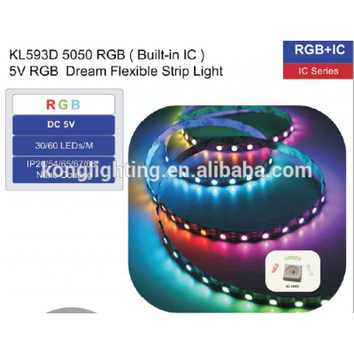 5050 RGB Build-in IC SW2811/SK6812 Dream Flexible Strip Light